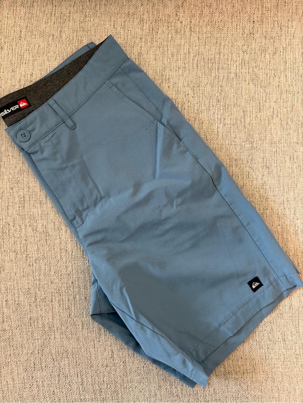 Quiksilver Men’s Blue Gray Casual Shorts – Size 30
